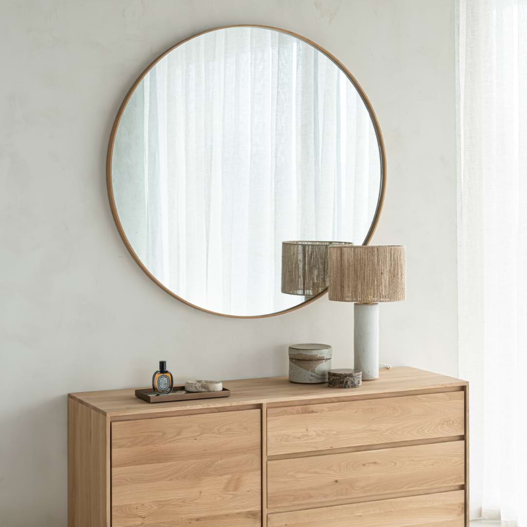 moodboard miroirs habitat 2024 Layers wall mirror de Ethnicraft