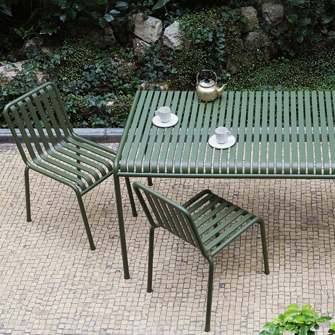 Shop the look set table et chaise palissade HAY