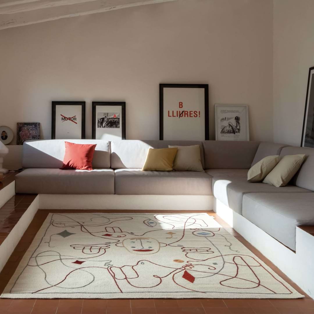 Moodboard habitat Tapis Silhouette  de Nanimarquina
