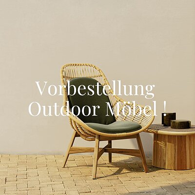 Vorbestellung von Outdoor-Möbeln