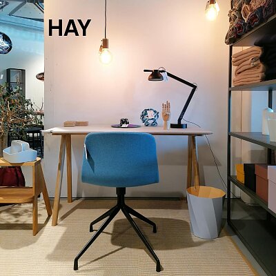Le nouveau corner Hay au showroom 