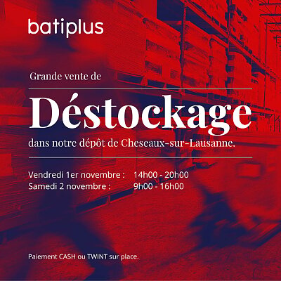 Grand déstockage en préparation !