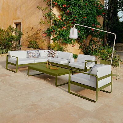 New Fermob colours: Marshmallow, Pesto and Gingerbread