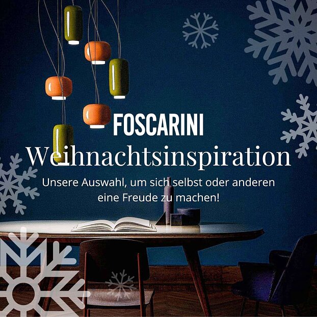 Weihnachtsinspiration: Ausgewählte Geschenkideen von Foscarini